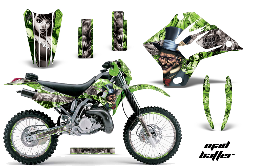 Kawasaki KDX 200 220 95-08 NP Graphic Kit MH GS NPs